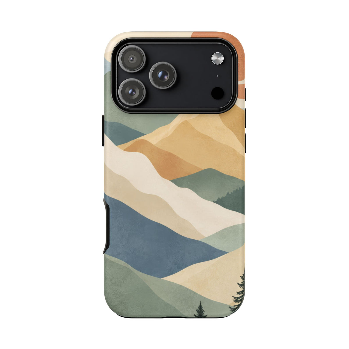 Sage Summit iPhone Tough Case | abstract mountains