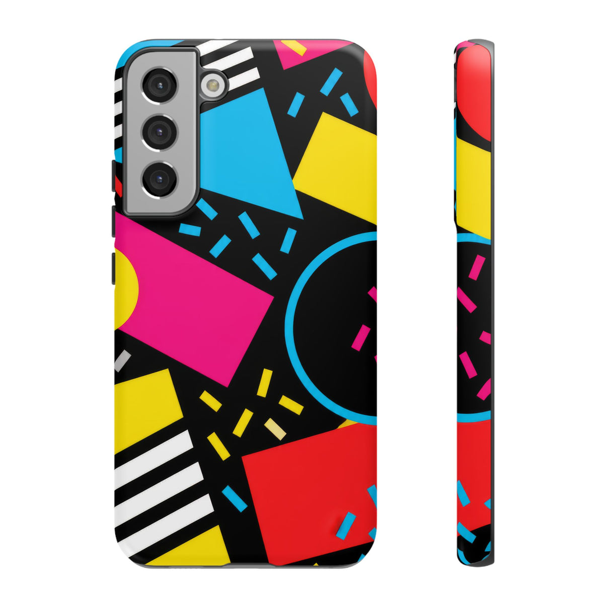Midnight Confetti Samsung Galaxy Tough Case | Bright Abstract on Black