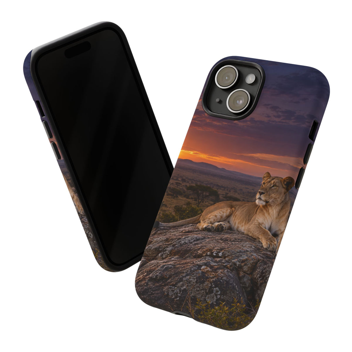 Lioness in the Blue Hour iPhone Tough Case