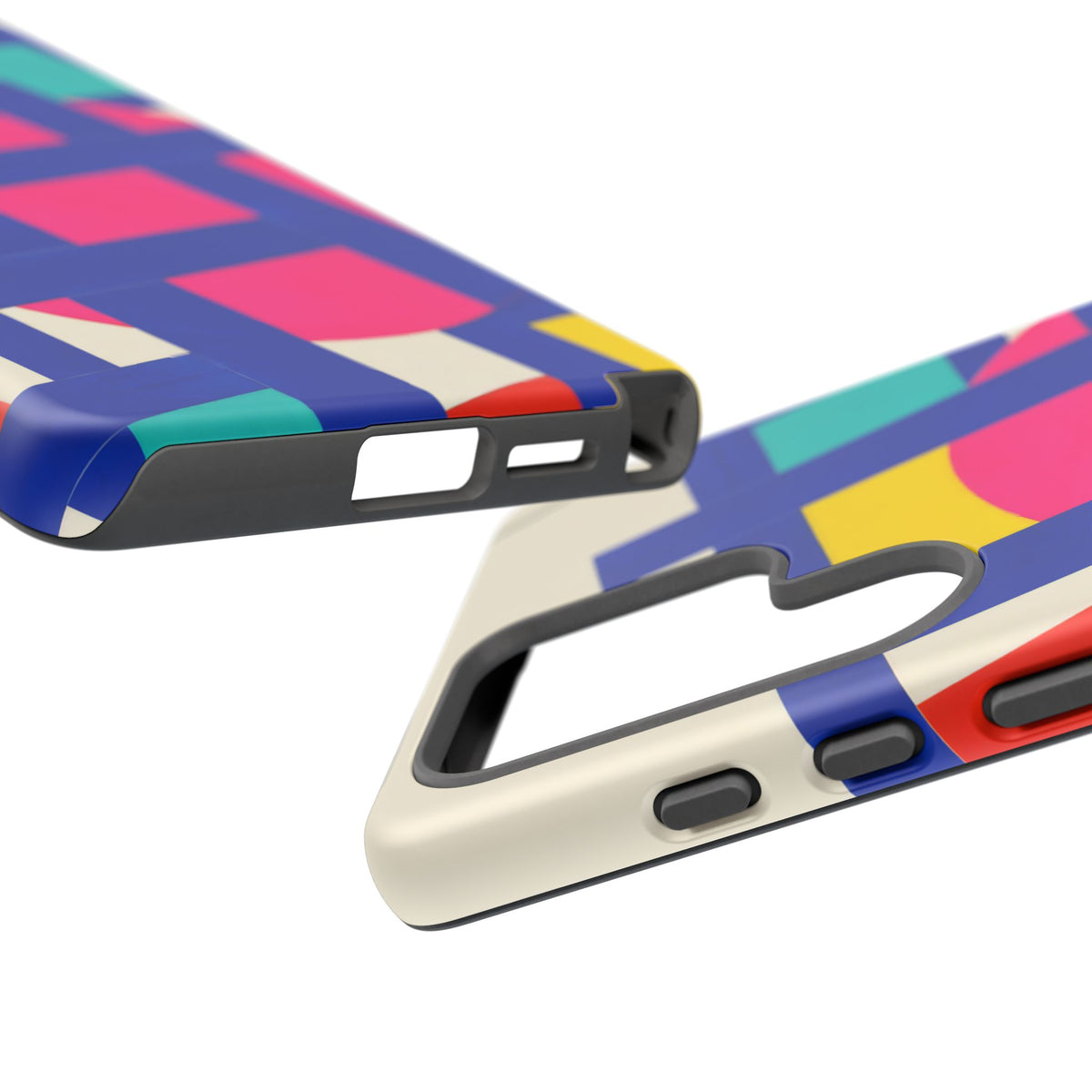 Chromatic Mischief Samsung Galaxy Tough Case | Geometric Color Block Art