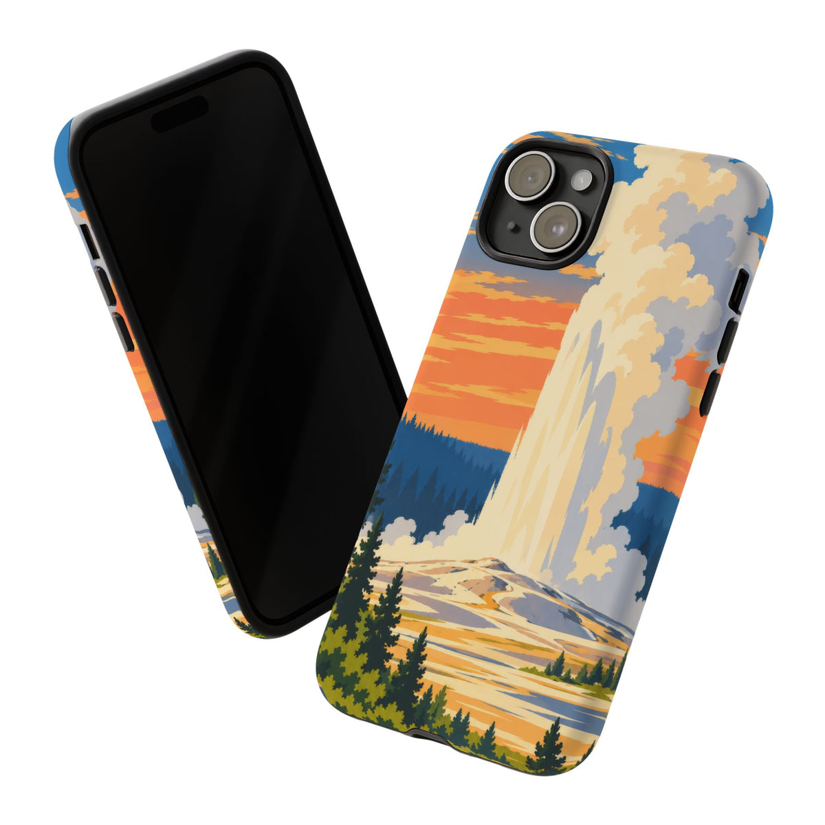 Yellowstone — Geyser Dawn iPhone Tough Case