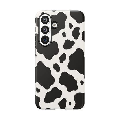 Classic Holstein Samsung Galaxy Tough Case | Black & White Cow Print