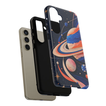 Cosmic Cut Paper Samsung Galaxy Tough Case | modern space