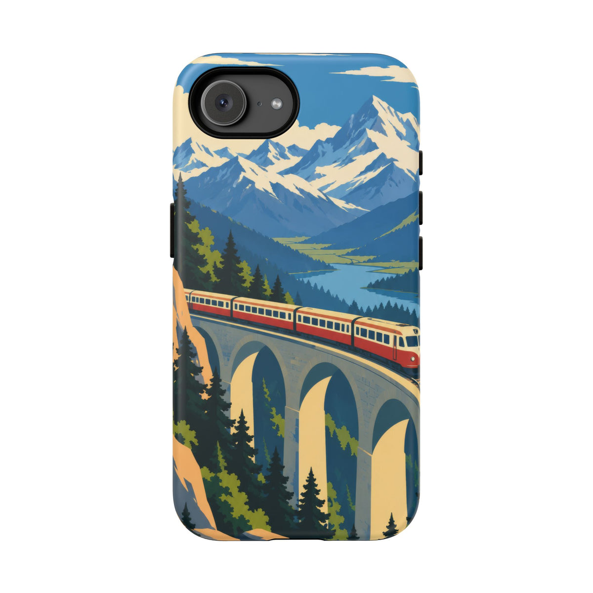 Travel by Train — Alpine Express iPhone Tough Case | train travel