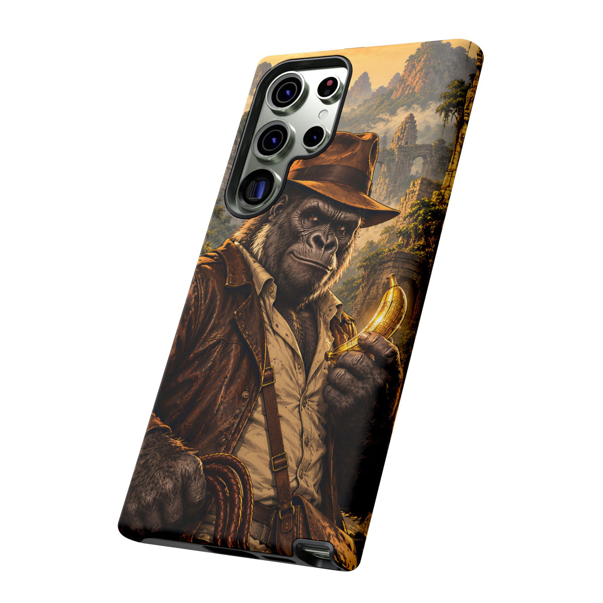 Adventure Gorilla Samsung Galaxy Tough Case | Temple of Bananas