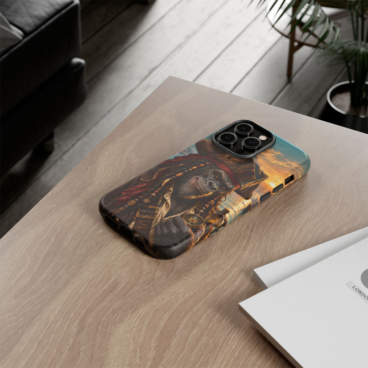 Pirate Gorilla iPhone Tough Case | Captain Silverback