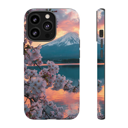 Fuji Petal Reflection iPhone Tough Phone Case