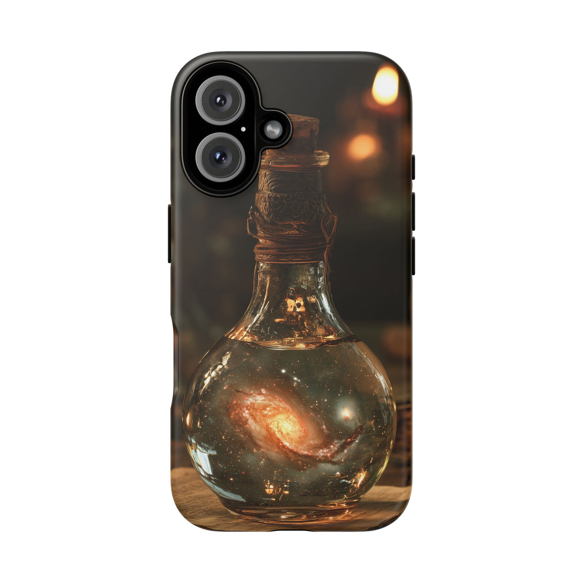 Bottled Cosmos iPhone Tough Case | Galaxy in an Antique Bottle