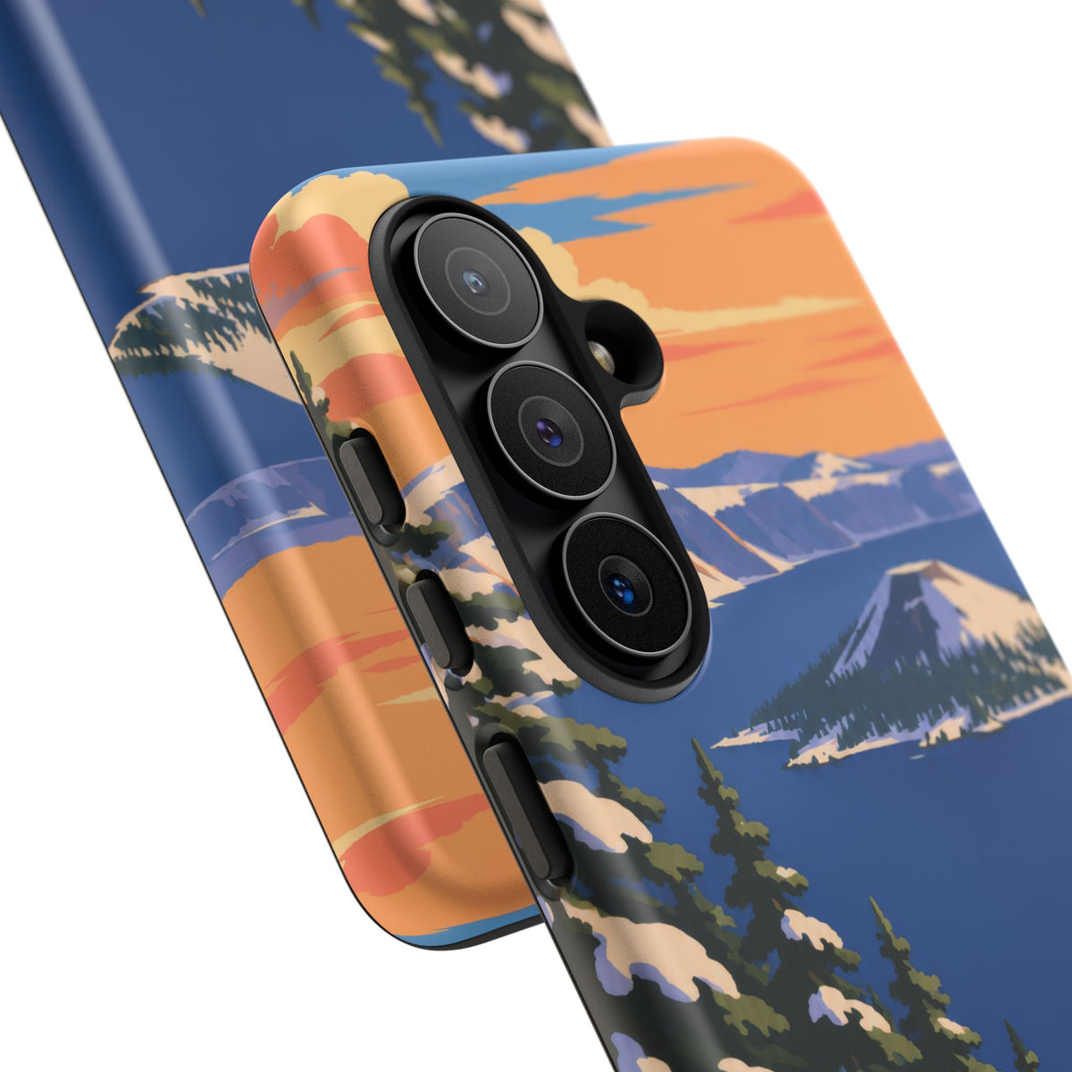 Crater Lake — Winter Caldera Samsung Galaxy Tough Case
