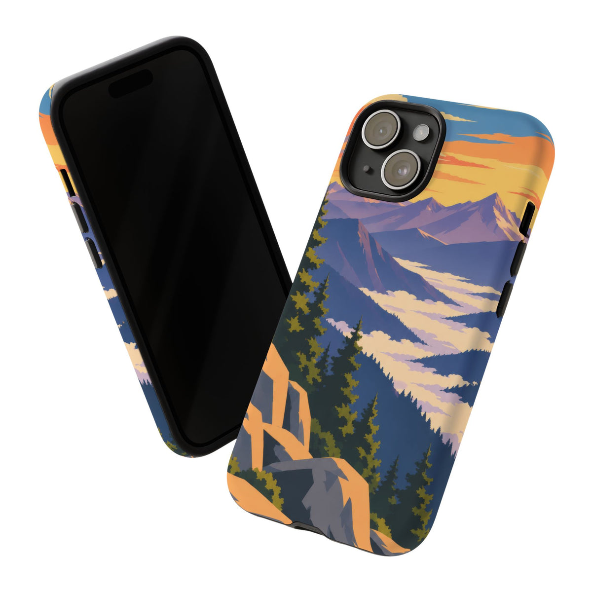 Misty Mountains — Amethyst Pass iPhone Tough Case