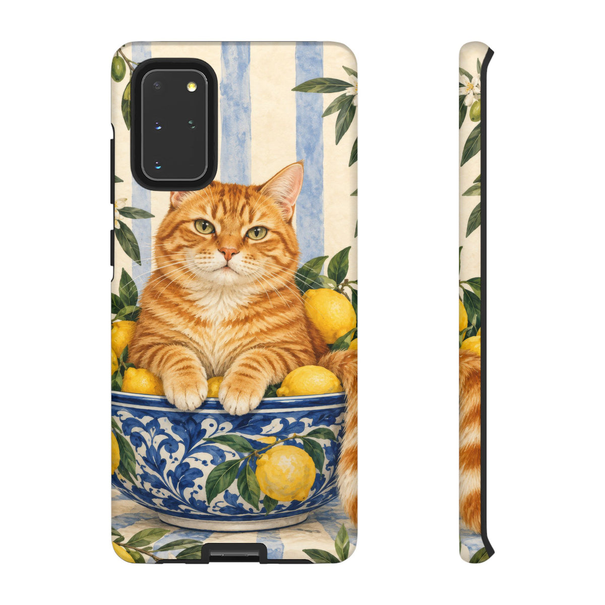 Citrus Inspector Samsung Galaxy Tough Case | ginger cat