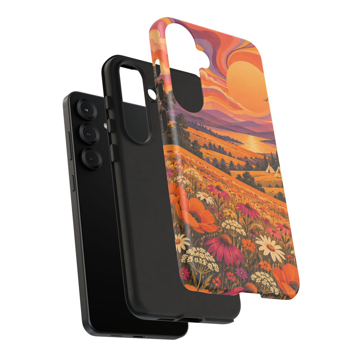 Golden Field Reverie Samsung Galaxy Tough Case | sixties festival