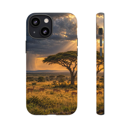 Stormlight on the Mara iPhone Tough Case | african storm