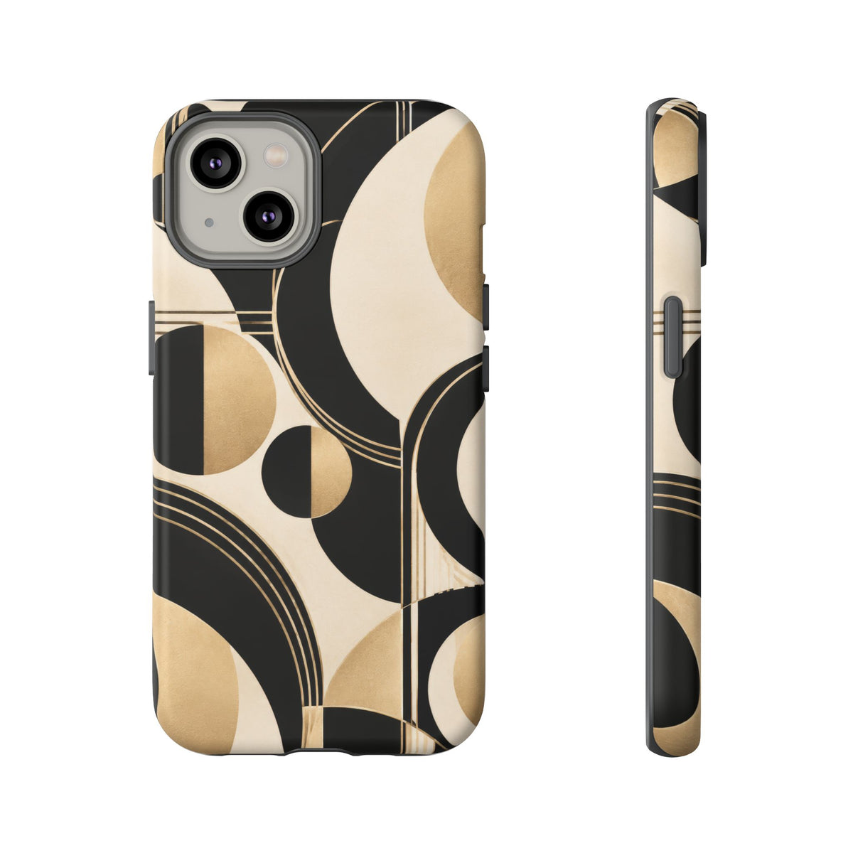 Pearl Orbit iPhone Tough Case | art deco