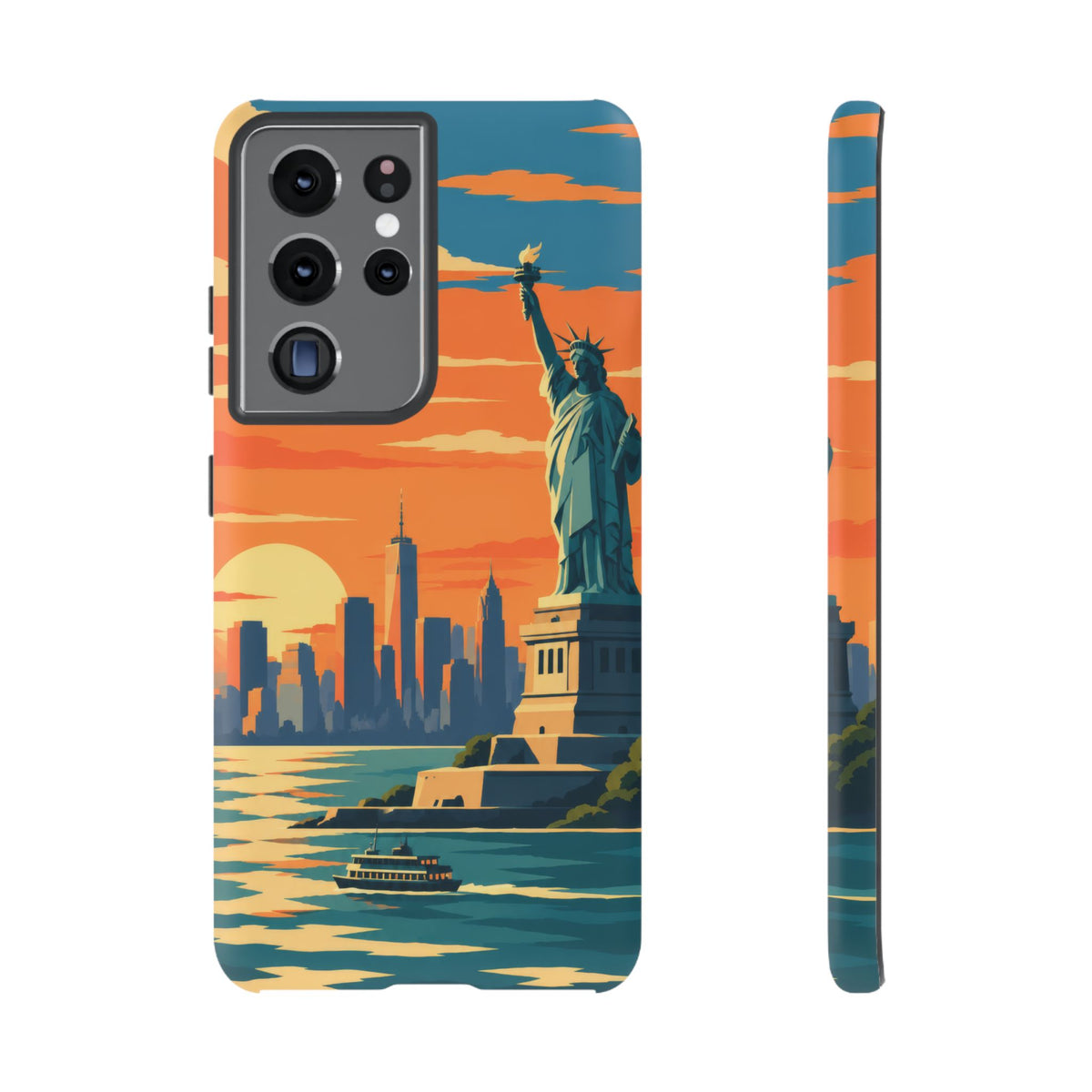 New York City — Harbor Liberty Samsung Galaxy Tough Case