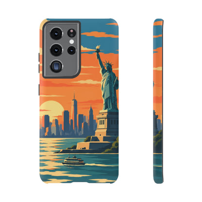 New York City — Harbor Liberty Samsung Galaxy Tough Case