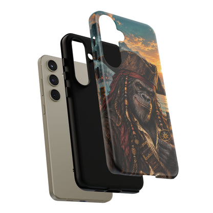 Pirate Gorilla Samsung Galaxy Tough Case | Captain Silverback