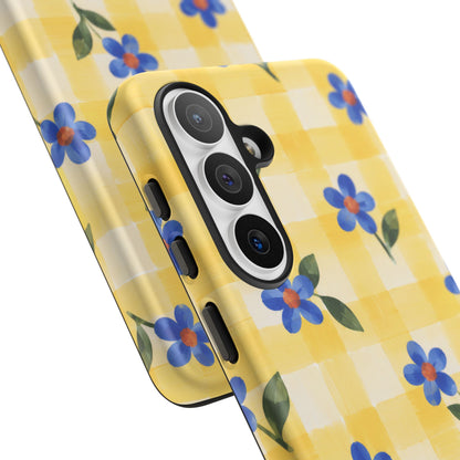 Buttercup Picnic Samsung Galaxy Tough Case | yellow gingham