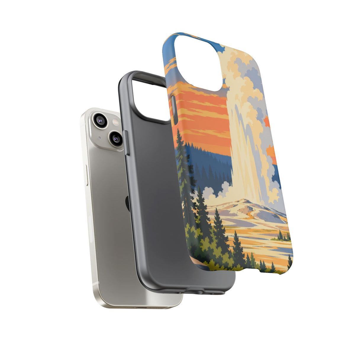 Yellowstone — Geyser Dawn iPhone Tough Case
