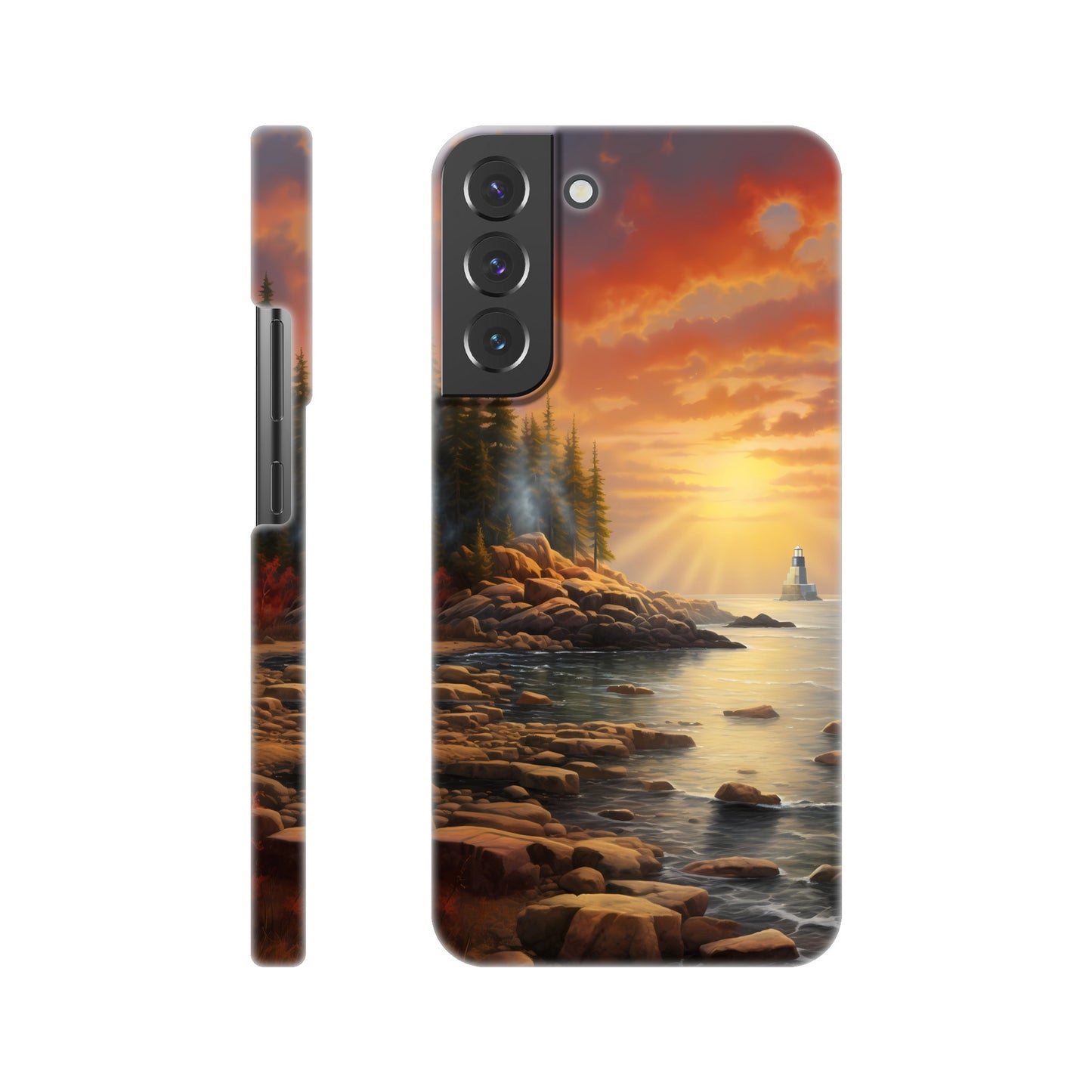 Samsung Case - Acadia Lighthouse Luminance