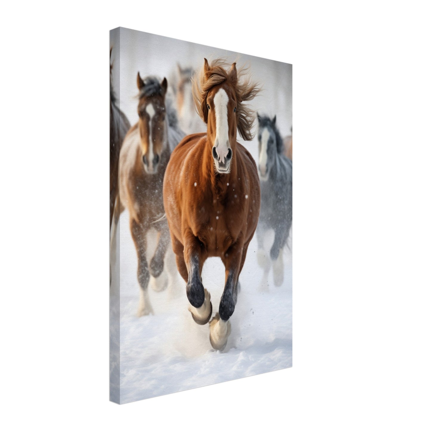 Canvas Wall Art - Winter's Wild Majesty