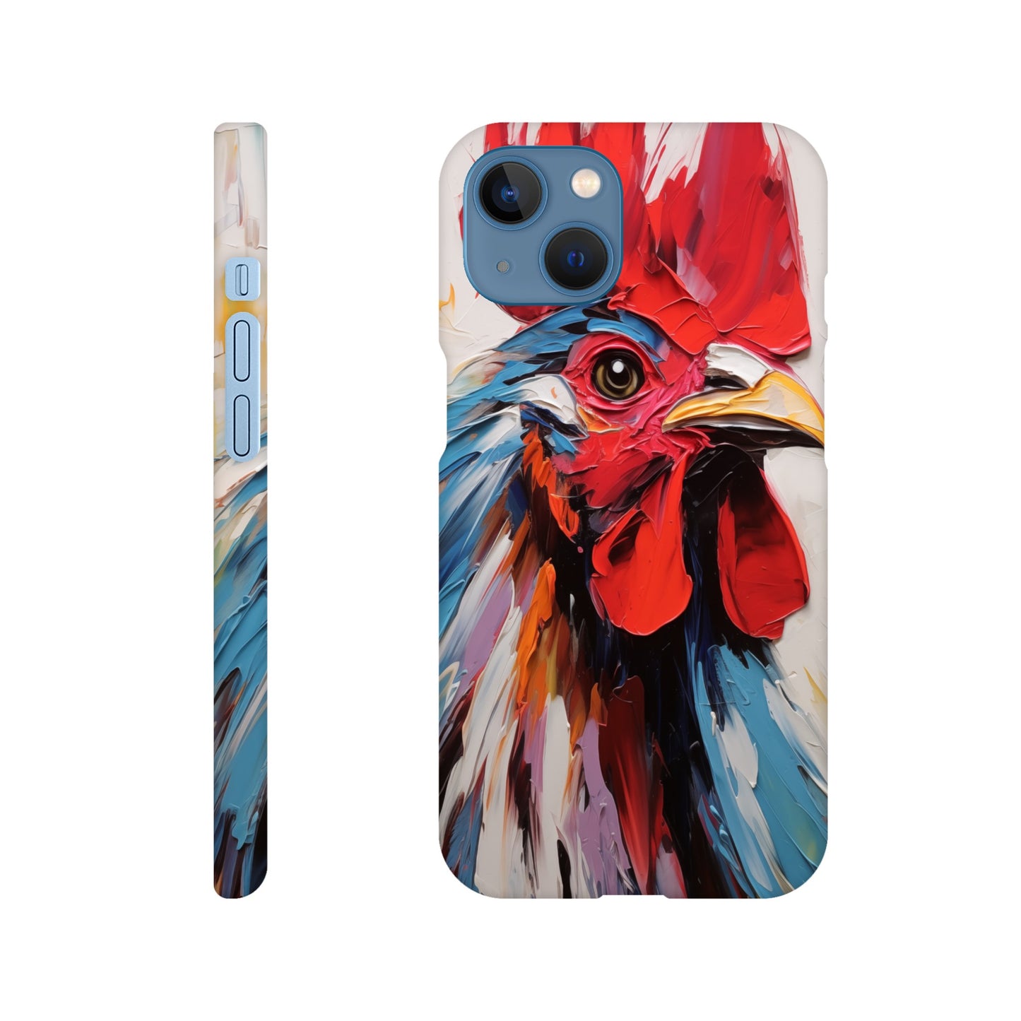 iPhone Case - Rooster Vibrant Vigilance