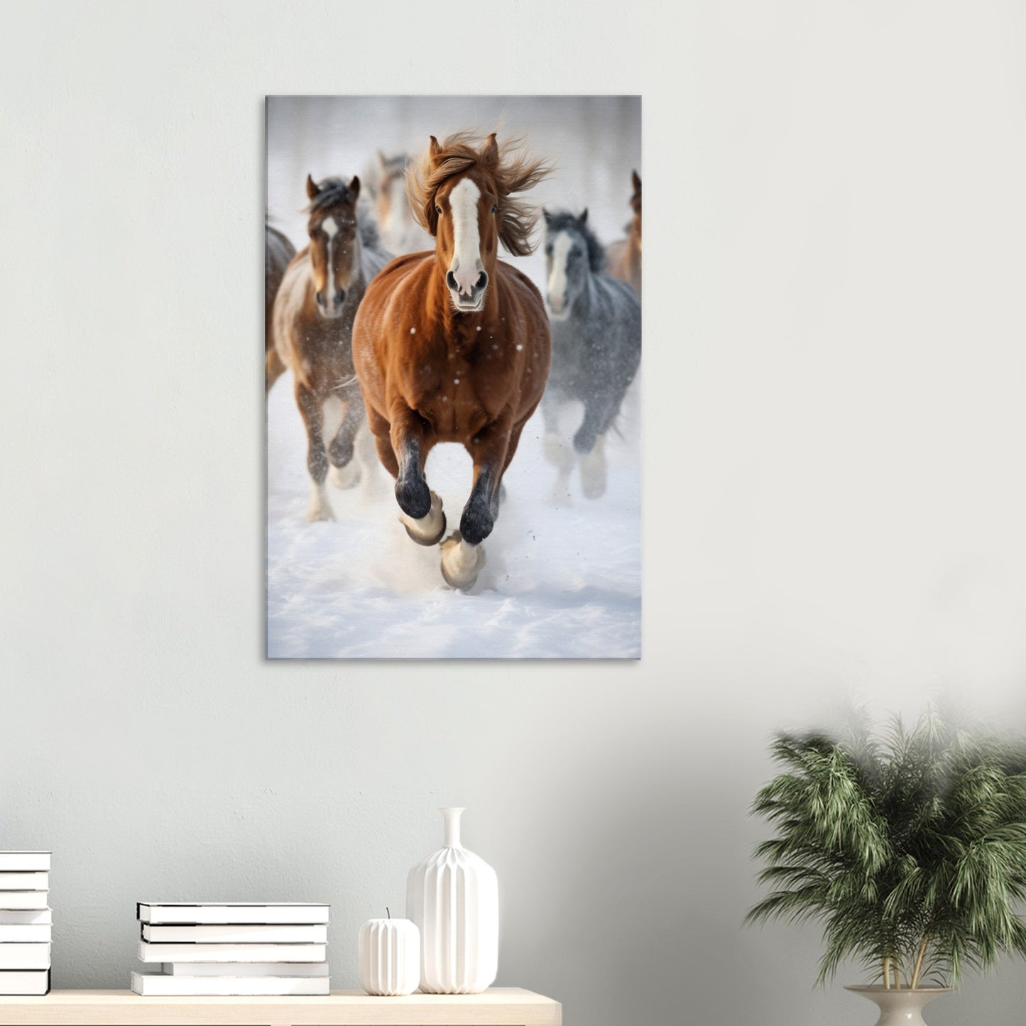 Canvas Wall Art - Winter's Wild Majesty