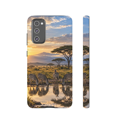 Zebra Water Mirror Samsung Galaxy Tough Case | zebra safari