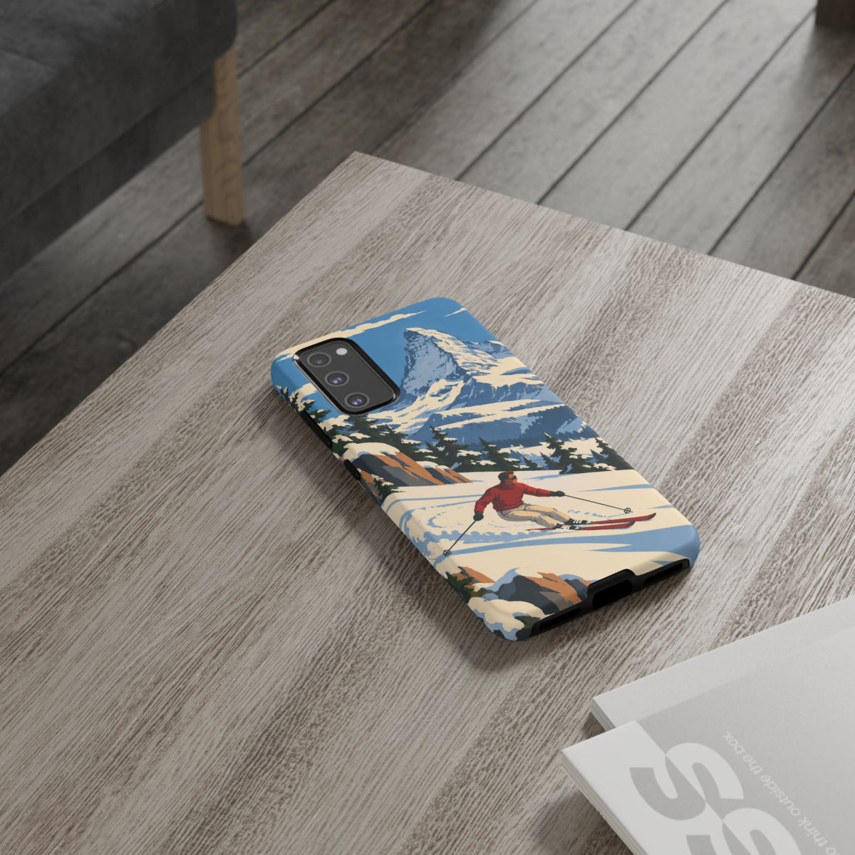 Swiss Skiing — Downhill Arc Samsung Galaxy Tough Case