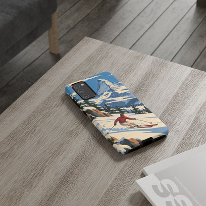 Swiss Skiing — Downhill Arc Samsung Galaxy Tough Case