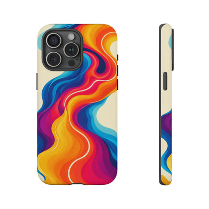 Electric Tide iPhone Tough Case | psychedelic wave