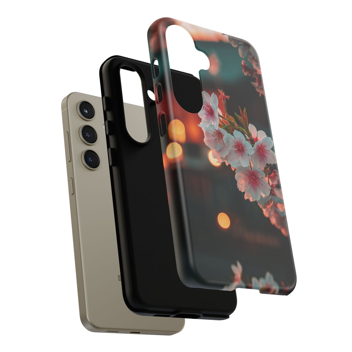 Kyoto Blossom Lanterns Samsung Galaxy Tough Phone Case