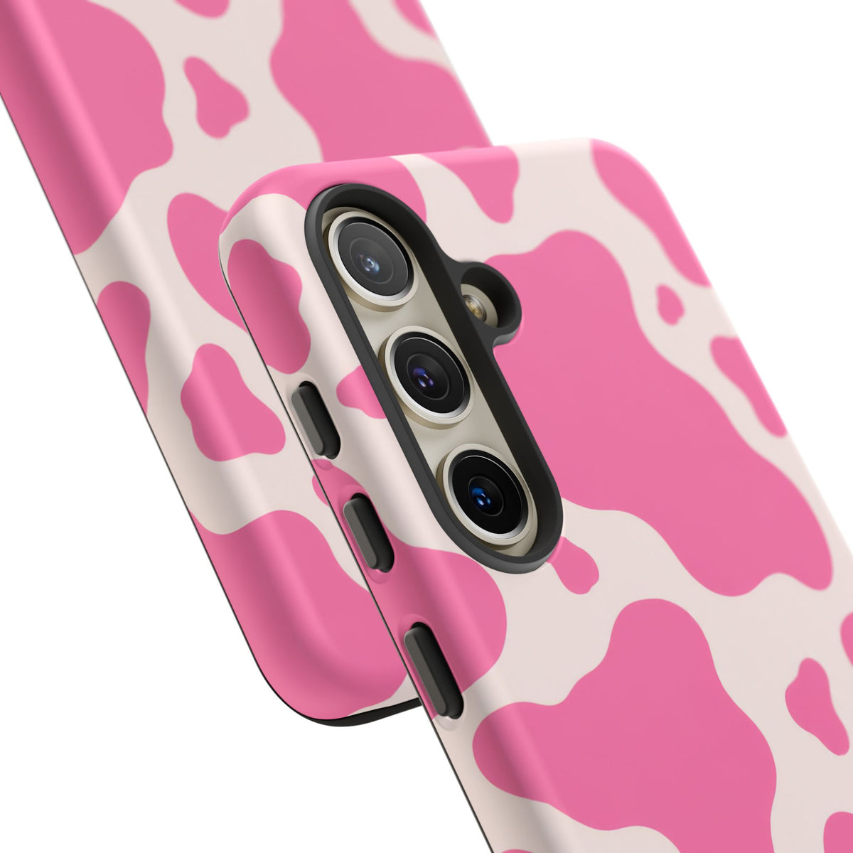 Strawberry Milk Samsung Galaxy Tough Case | Pink Cow Print