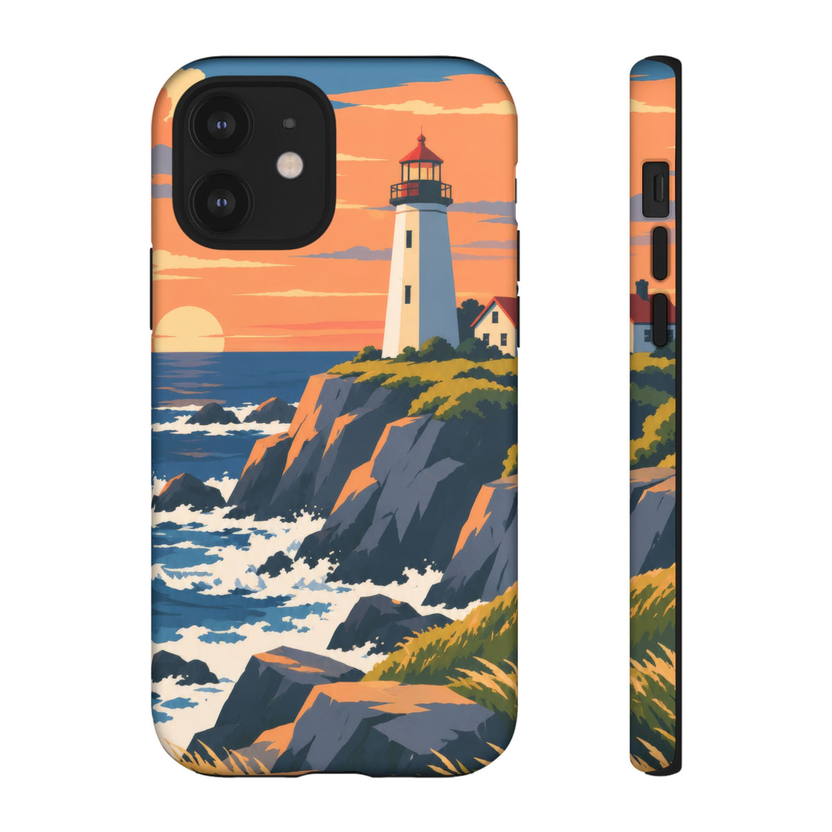 Lighthouse — Atlantic Beacon iPhone Tough Case