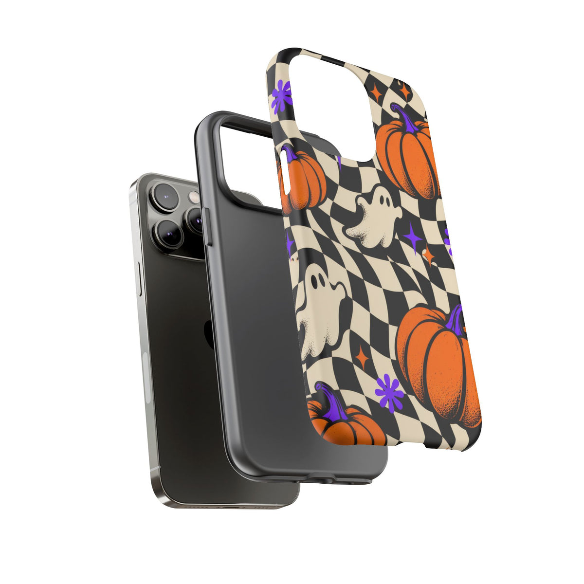 Spectral Groove iPhone Tough Case | retro halloween