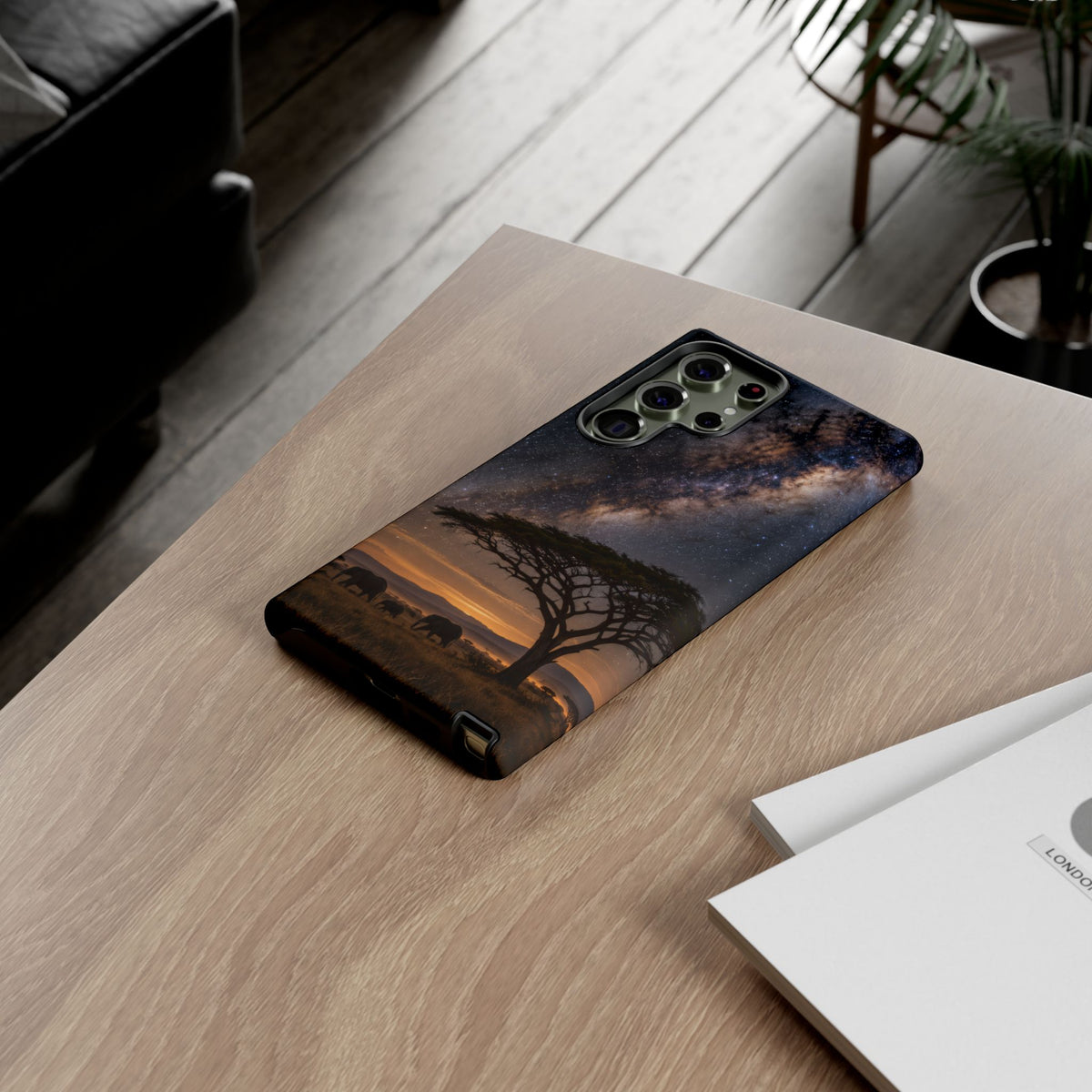 Milky Way over the Plains Samsung Galaxy Tough Case
