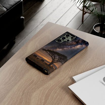 Milky Way over the Plains Samsung Galaxy Tough Case