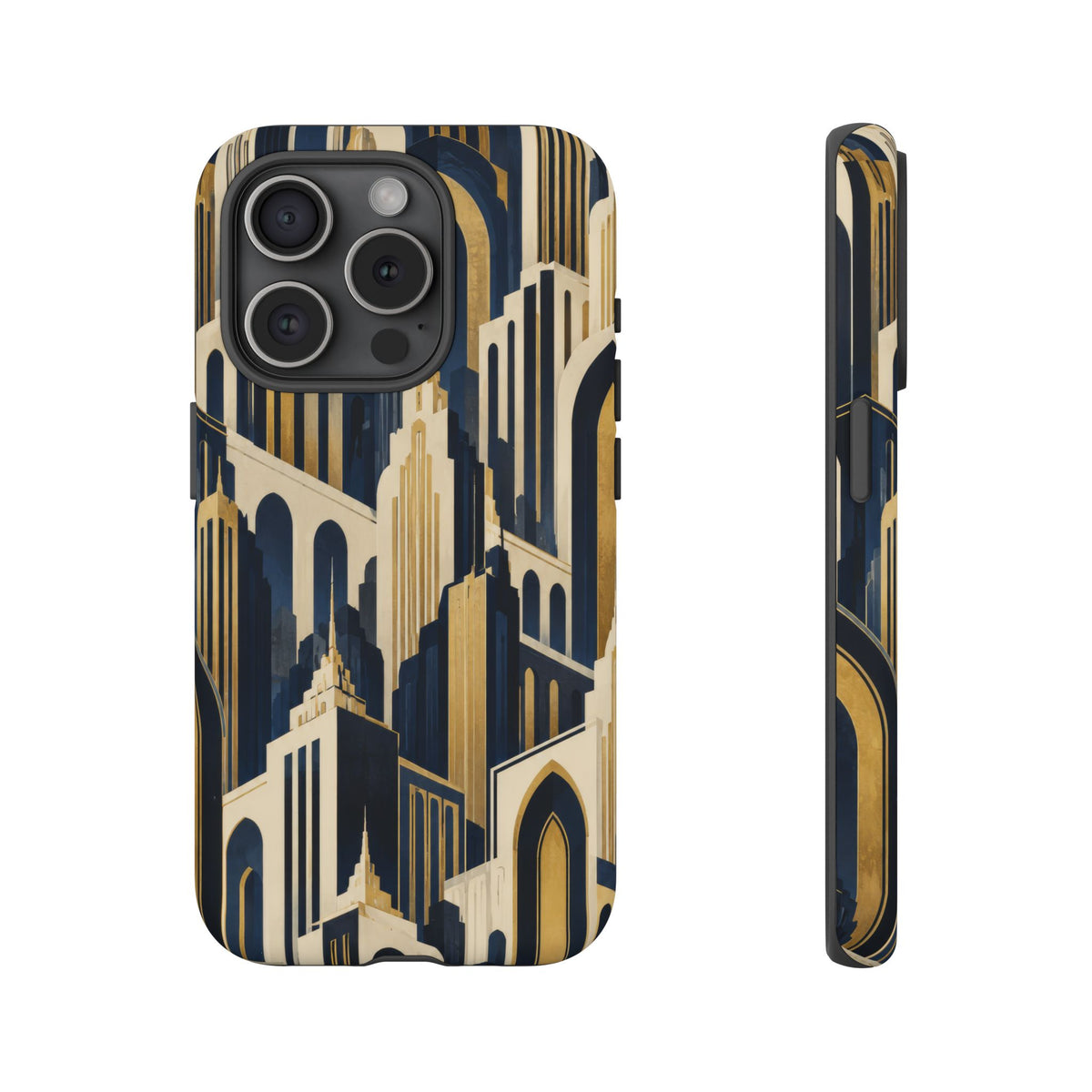 Midnight Metropolis iPhone Tough Case | art deco
