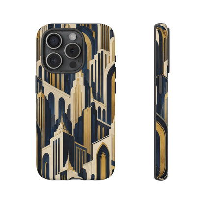 Midnight Metropolis iPhone Tough Case | art deco