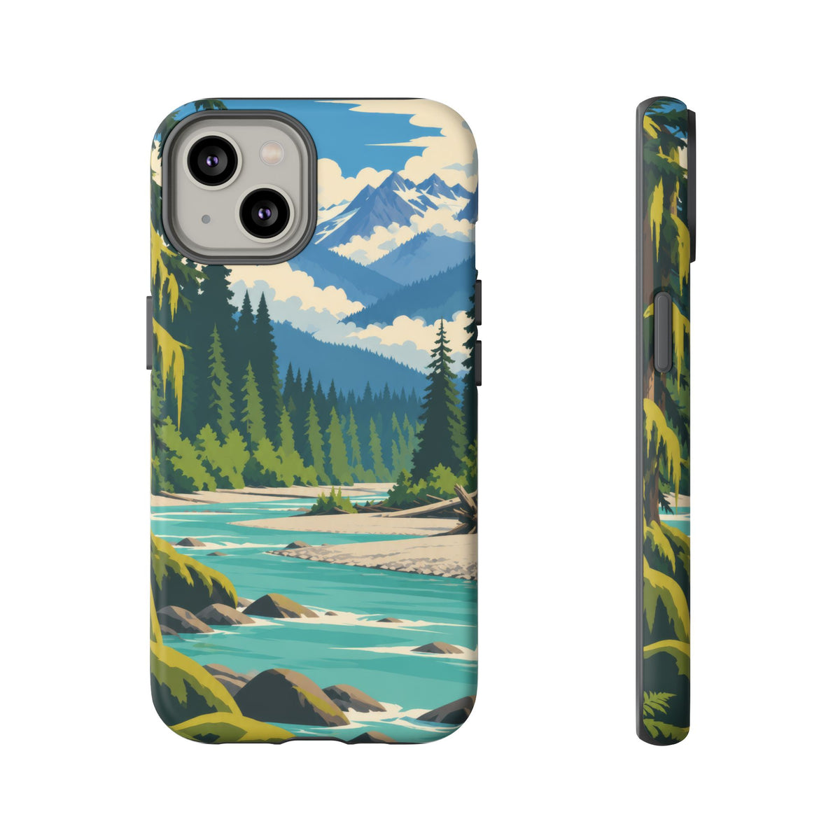 Hoh Rain Forest — Rivergreen iPhone Tough Case