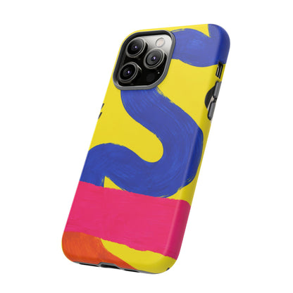 Offbeat iPhone Tough Case | Abstract Color Block Art