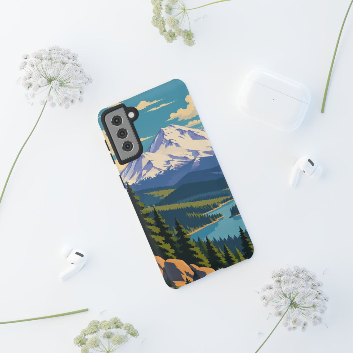 Mount Shasta — Snowlight Samsung Galaxy Tough Case
