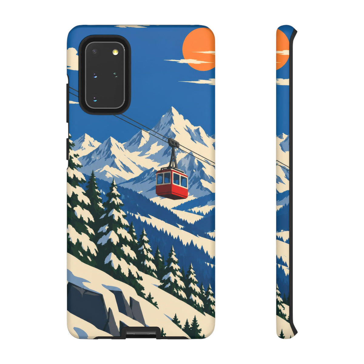 Swiss Skiing — Lift to the Sky Samsung Galaxy Tough Case