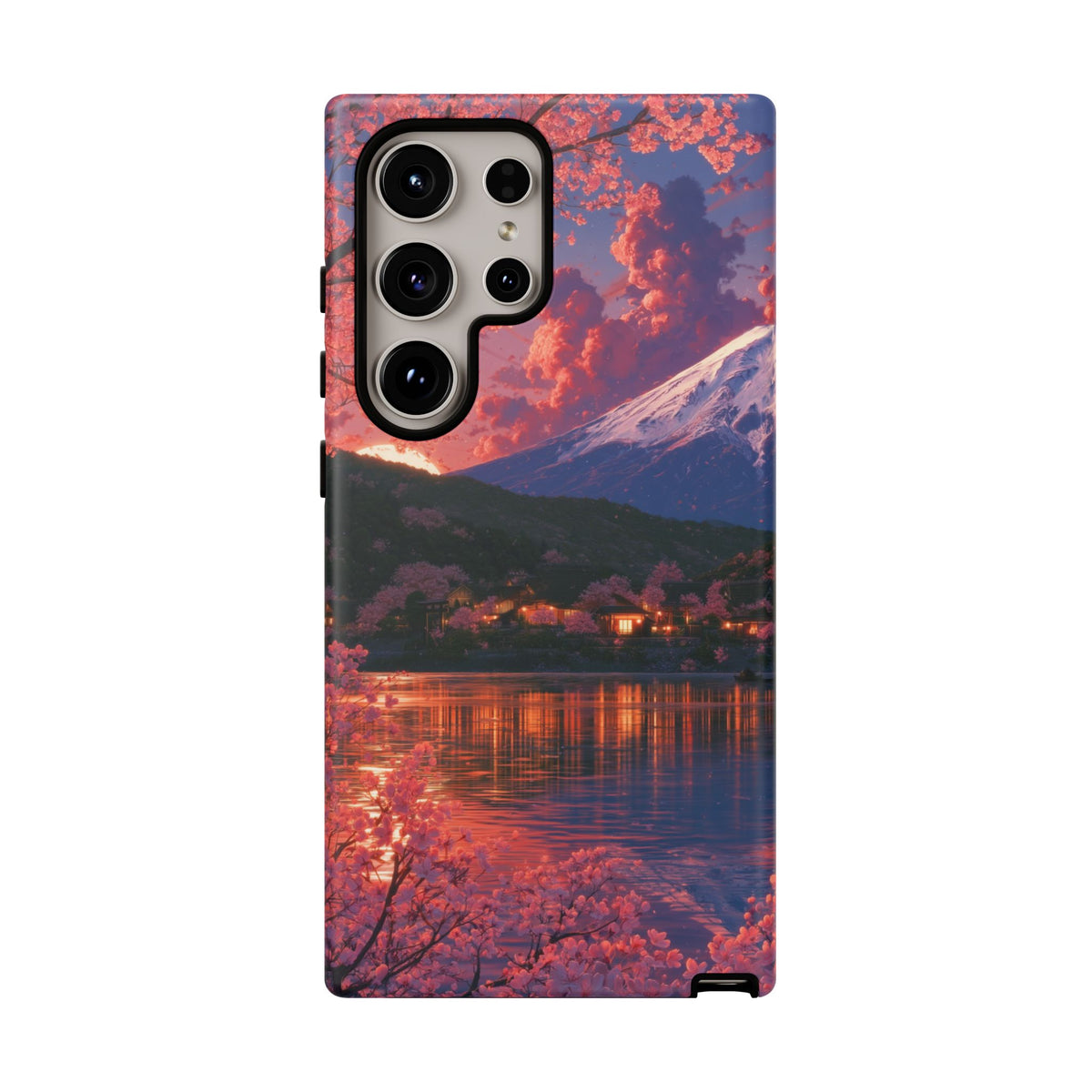 Sakura Lakeside Village Samsung Galaxy Tough Phone Case