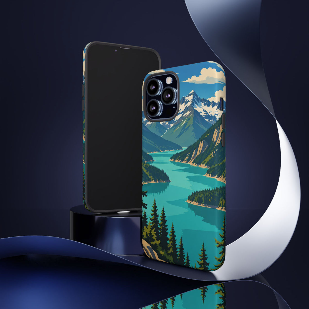 Cascades — Diablo Blue iPhone Tough Case