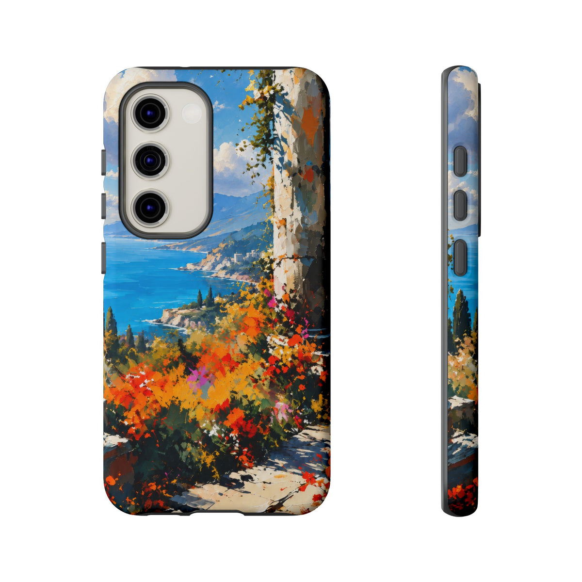 Azure Sanctuary Samsung Galaxy Tough Case | Painterly Coastal Landscape