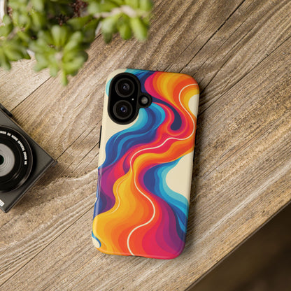 Electric Tide iPhone Tough Case | psychedelic wave