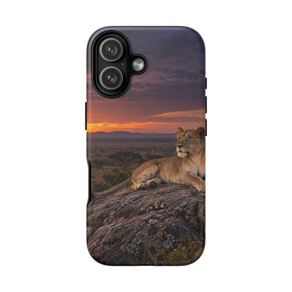 Lioness in the Blue Hour iPhone Tough Case