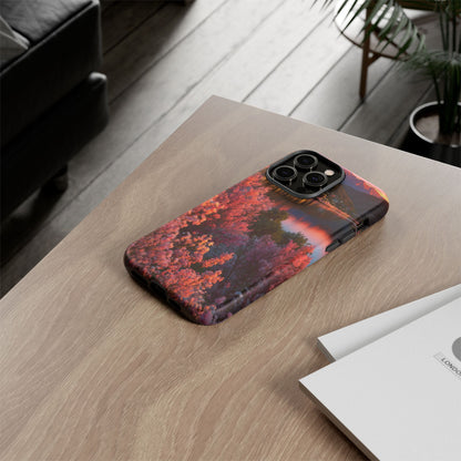 Alpine Bloom Lake iPhone Tough Phone Case
