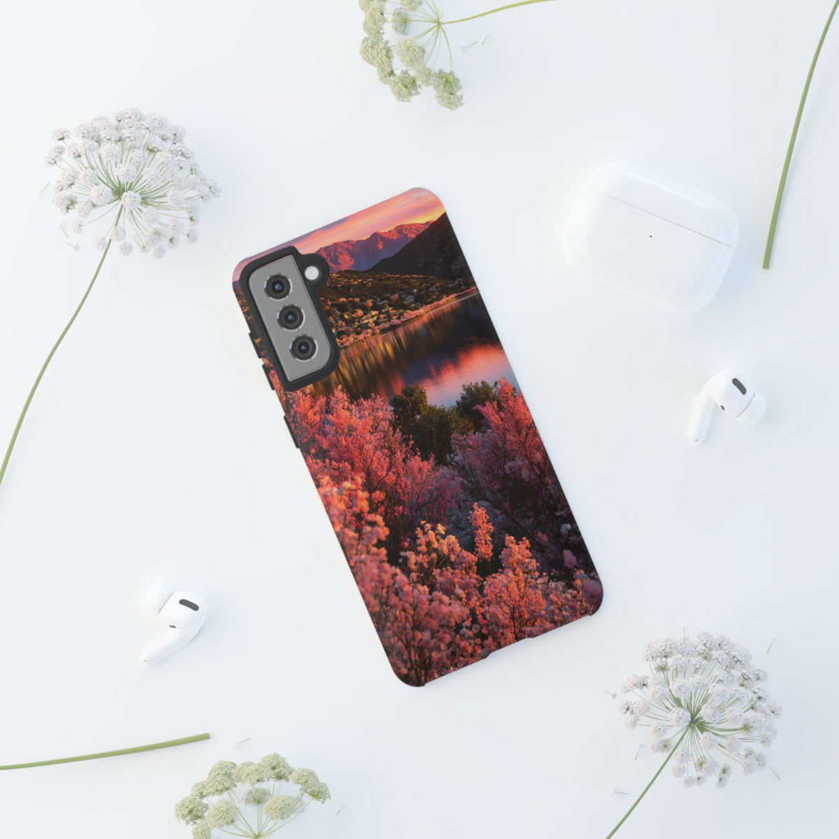Alpine Bloom Lake Samsung Galaxy Tough Phone Case